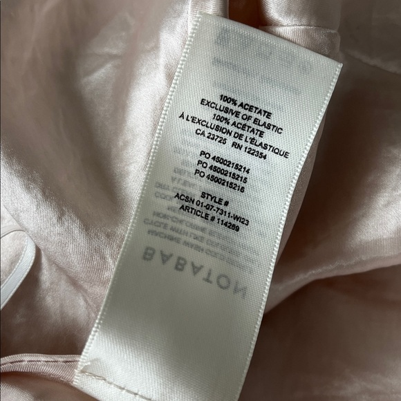 Babaton Cream Maxi Skirt with Subtle Sheen - Picture 8 of 12